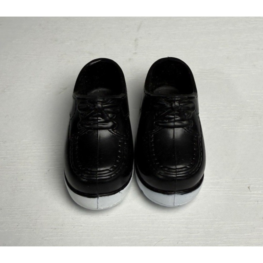 KEN Doll Black & White Lace Up Casual Shoes Barbie Indonesia